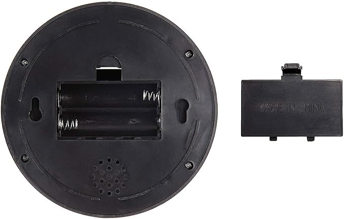 WALI Dummy Fake Security CCTV Dome Camera with Flashing Red LED Light with Security Alert Sticker Decals (SD-6), 6 Packs, Black