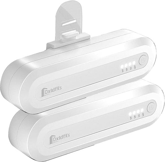 Battery Pack for Meta Quest 3S & 3 & 2, 5000mAh Extended 2-3H Playtime Small Lightweight Portable Rechargeable Accessories, Pack of 2