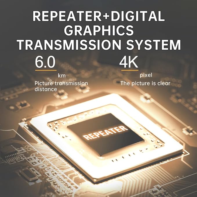 X-Verse SJRC F22 S2+ XR Drones with Camera for Adults 4K, RC Screen, 6KM RC Distance, 2 Axis Gimbal +EIS+Repeater, Professional Drone with Obstacle Avoidance, 3 Batteries for 120min Max Flight Time