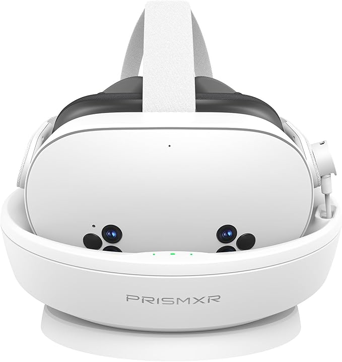 Charging Dock Compatible with Meta Quest 3S (Carina D1S with Charger/Passthrough)