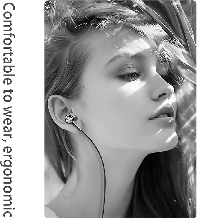 4 Pakcs Wired Earbuds with Microphone, in-Ear Earphones for School, Deep Bass Clear Sound, Noise Isolating, Fits 3.5mm Jack iPhone iPad Samsung Google Devices (Black White Pink Green)