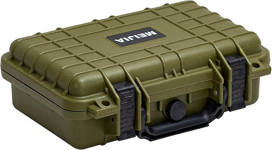 MEIJIA Portable All Weather Waterproof Protective Hard Case, Small Camera Case,Dry Case with Customizable Foam,Fit Use of Drones, Camera,Equipments, 11.65 ”x8.35”x3.78”