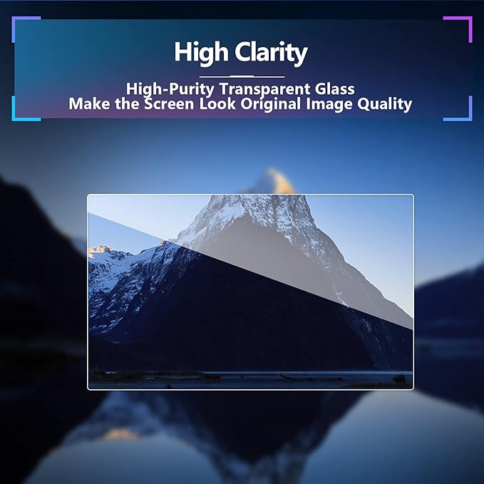 SXCY for 2022 Compass 10.1 Inch Screen Protector Foils Navigation Touch Screen Protective Film 2022 Jepe Compass Accessories Tempered Glass HD Clear 9H Hardness Display Screen Cover