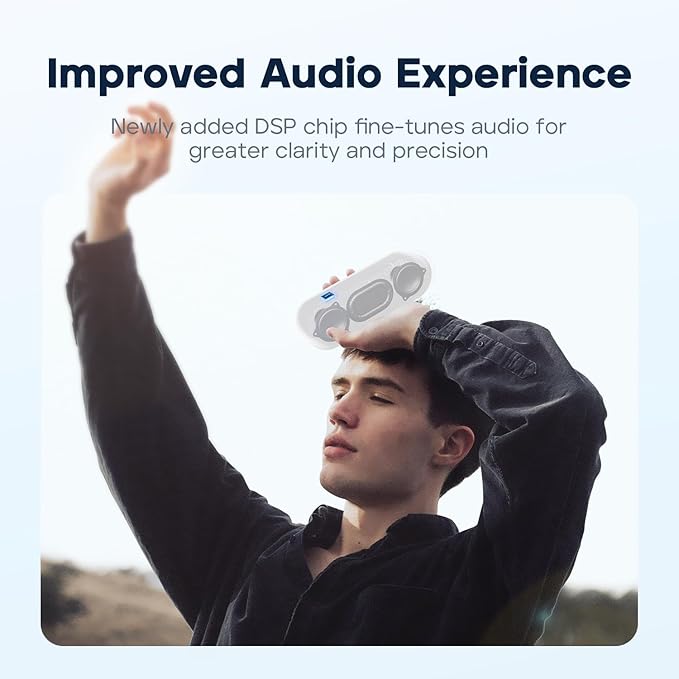 Tribit XSound Go Bluetooth Speaker with 16W Loud Sound & Rich Bass, 24H Playtime, IPX7 Waterproof, Wireless Stereo Pairing, USB-C, Portable Wireless Speaker for Home, Outdoors, Travel (Blue)