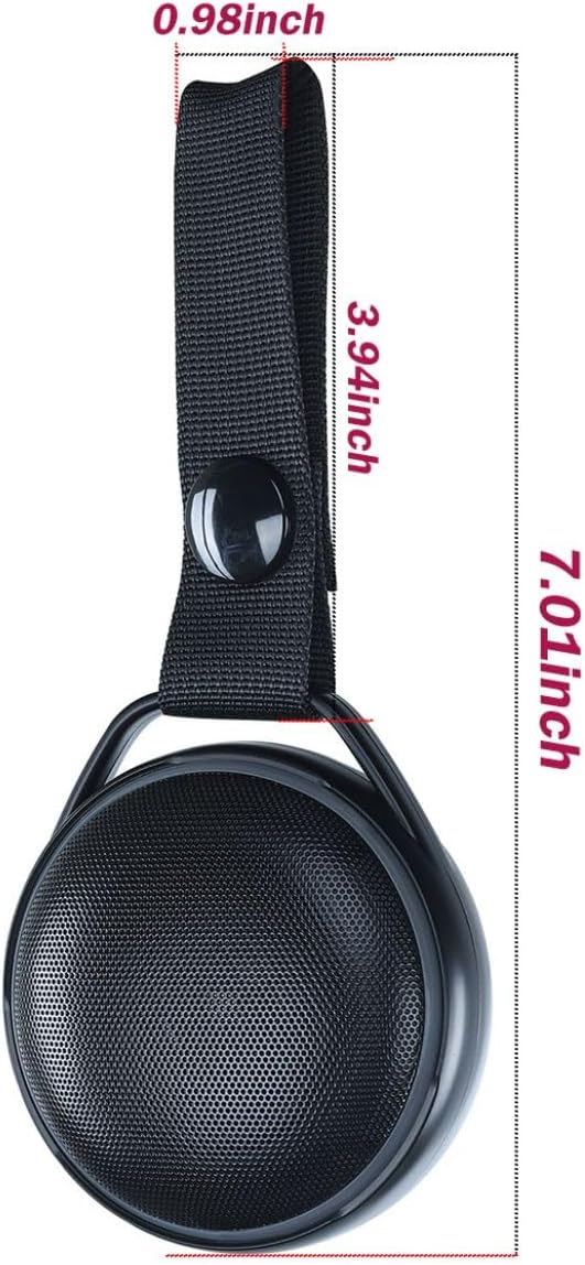 Portable Bluetooth Speaker, Lightweight, IPX7 Waterproof, 20 Hour Playback time with RGB Lighting, Suitable for Various Sports Scenes, a Gift for Both Men and Women, Black 2-Pack