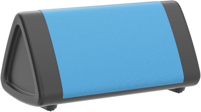 Upgraded Angle 3 Bluetooth Speaker - IPX5 Water-Resistant 5.0 Bluetooth Speaker with 100Ft Wireless Range and Powerful 10W Output by OontZ (Blue)