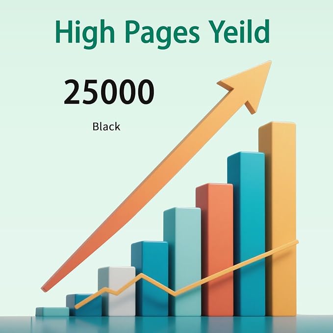 56F1U00 56F1U0E Ultra High Yield Compatible Toner Cartridge（25000 Pages） Remanufactured for Lexmark 56F1U00 56F0U0G 56F0UA0 56F1U0E for MS521, MS621, MS622, MX521, MX522, MX622 Laser Printer