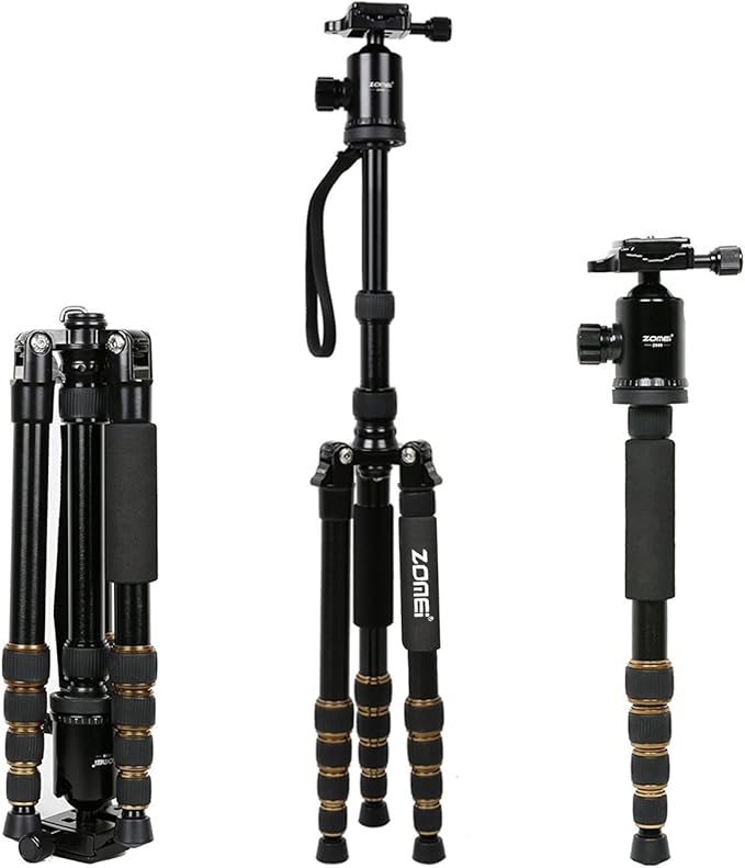 ZoMei Z669 Magnesium Aluminum Alloy Travel Camera Tripod with Ball Head for Canon,Sony,DSLR
