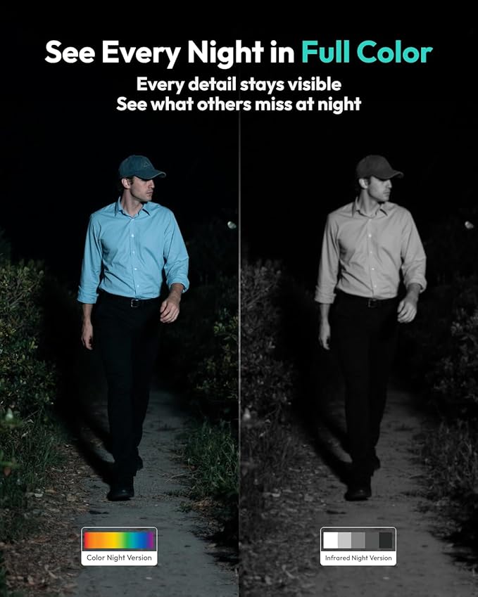 BOTSLAB Security Cameras Outdoor Wireless, Add-On Cameras Must Be Connected to HomeBase and Cannot Be Used Independently, 4K Security Camera, No Monthly Fee, Supports Up to 8 Cameras per Home Hub