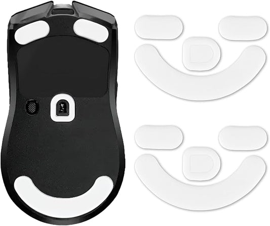 2 Pack V2 Pro Wireless Gaming Mouse Feet Sliding Stickers, Mice Glass Skates Pad, Replacement Glide Stickers for Smooth Control and Precision on Any Gaming Surface (Glide Mice Skates, PTFE)