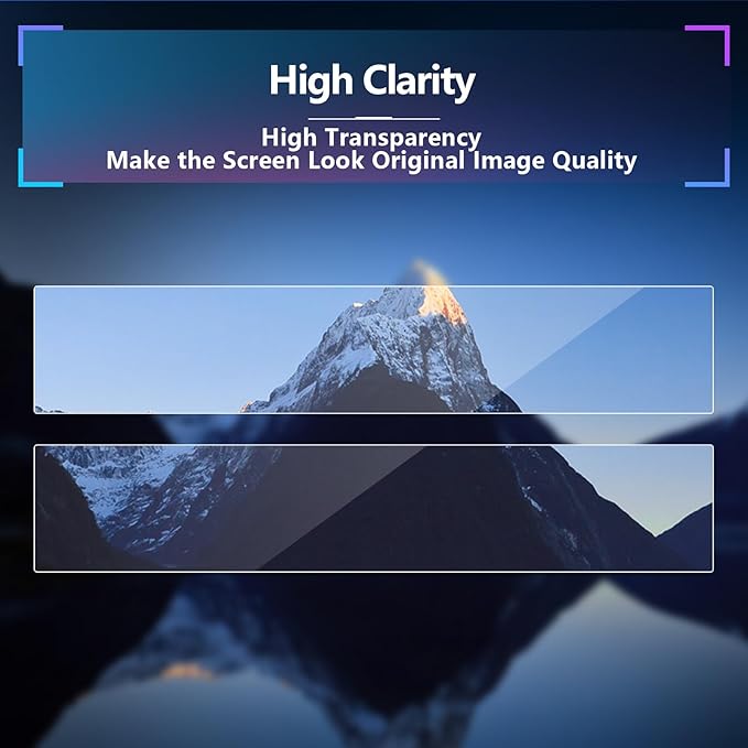 SXCY 2PCS for 2024 2025 2026 Lincoln Nautilus Screen Protector [Tempered Glass, Front Display Apart] for Lincoln Nautilus Accessories 2024 2025 2026 Nautilus Screen