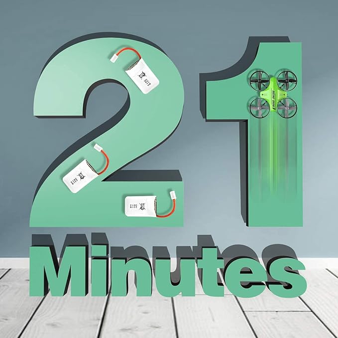 Mini Drone Easy to Fly Drone for Kids & Beginners, Indoor Outdoor Nano RC Helicopter Quadcopter with Auto Hovering, Headless Mode, Remote Control, Children's Day Gift for Boys Girls -Green