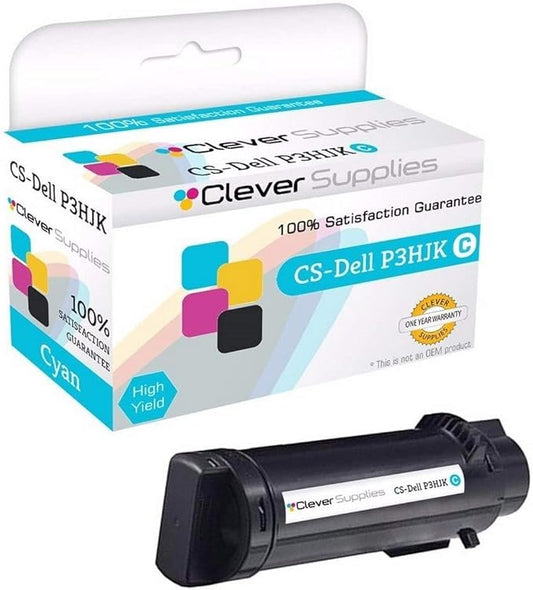 CS Replacement Toner Cartridge Compatible with Dell S2825cdn P3HJK Cyan H625cdw H825cdw S2825cdn