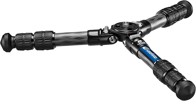 Carbon Fiber Mini Tabletop Tripod for Camera, 12.44" Foldable Desktop Tripod with Convertible 1/4" & 3/8" Screw for Sport Camera, Phone Holder, Projector, Max Load 22LB/10KG