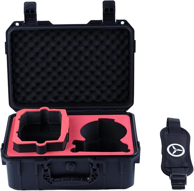 Travel Hard Case for DJI Flip, Fly More Combo | Holds Up to 7 Batteries, Fits Drone, DJI RC 2 / RC-N2 Remote Controller, Charging Hub & Accessories | IP67 Waterproof, Shockproof, Dustproof