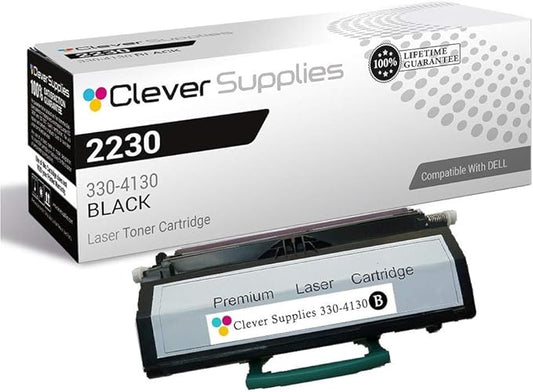 CS Replacement Toner Cartridge Compatible with Dell 2230 330-4130 Black Laser 2230 Laser 2230D