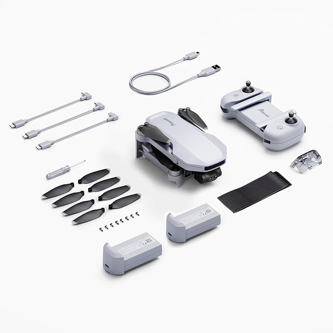 Potensic ATOM, 3-Axis Gimbal 4K Drone with Camera for Adults, Under 249g, 64 Mins Flight, Max 6KM Transmission, Visual Tracking, 4K/30FPS QuickShots, Expansion Kit