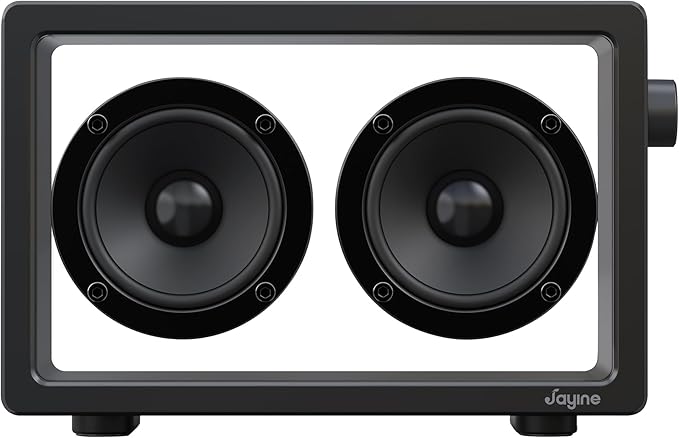 Cassette Portable Bluetooth Speaker, 20W Minimalist Speakers Bluetooth Wireless Loud, HD Powerful Sound and Wide Compatibility V5.3 for Indoor Outdoor - Black