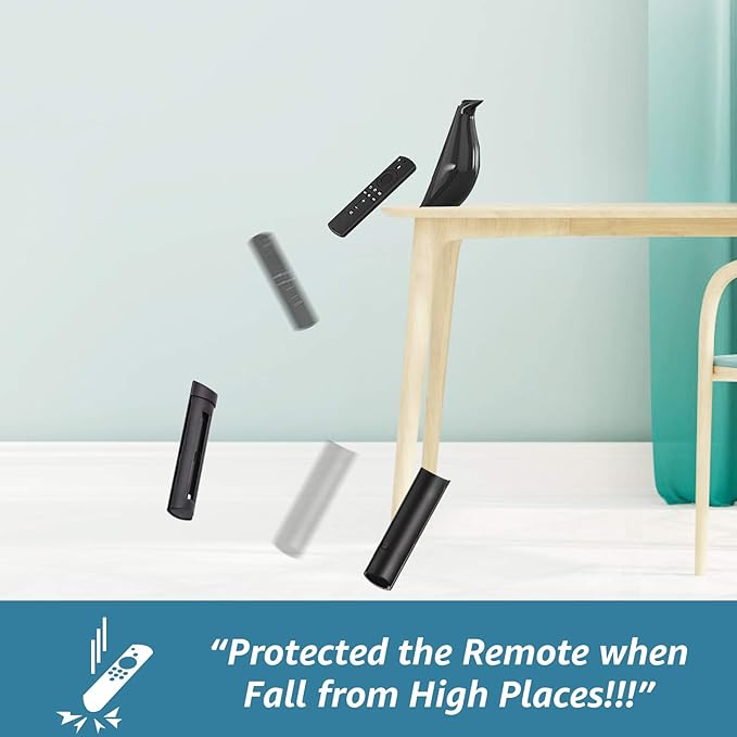 [2 Pack] Firestick Remote Cover, Replacement for FireStick Streaming Media Device |Firesticktv 4k+ 2021 | Fire 4K Max | Fire Stick Lite |Fire Stick Cube | (Sky Blue Glow & Green Glow)…