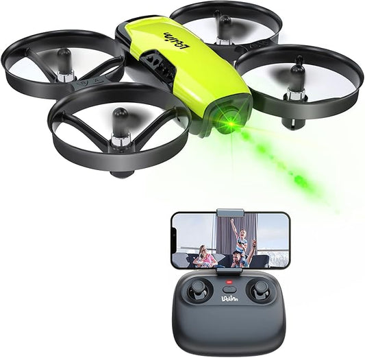 Loolinn | Drones for Kids Gift with Camera - Mini Drone with 90° Adjustable Camera, Safe for Kids, Photos and Videos, Includes three batteries (Gift for Kids)