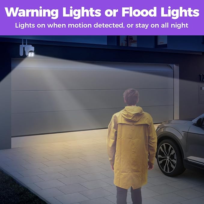 xmartO 16CH 16-Camera WiFi6 Security Camera System Wireless Outdoor/Indoor, 10CH 4K NVR with 4X 2K HD Dual Lens Cameras with Auto Tracking, 1TB HDD (Plug-in 24/7 Surveillance, Long Range WiFi)