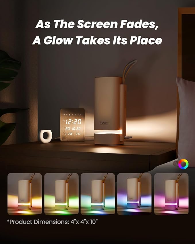 Yaber T1 Pro Mini Projector with WiFi and Bluetooth, Dolby Audio & Turbo Sonic Bass, Auto Focus & Keystone, Native 1080 FHD with HDR10, Portable Projector for Outdoor Indoor Use