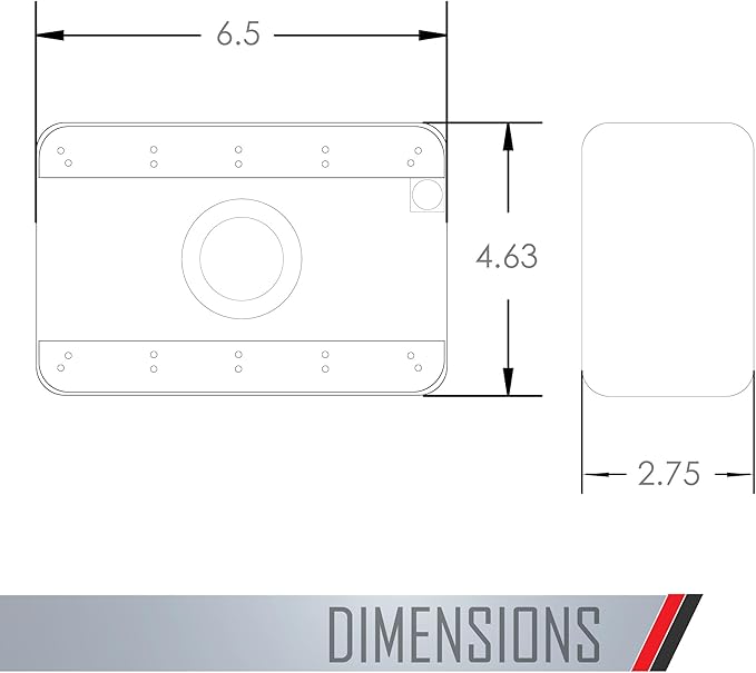 TayMac TB750S 3-Gang Weatherproof Box with Seven 1/2 in. Outlets, Gray