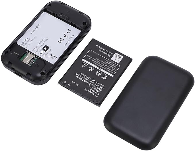 4G 5G Portable WiFi Hotspot Mobile Router with 3200mAh Battery & SIM Card Slot for Travel Home 300Mbps High Speed Supports 10 Devices