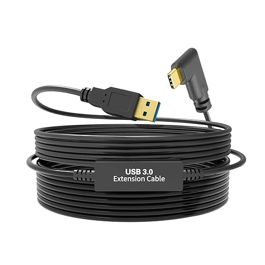 VR Link Cable 26ft,Compatible with Oculus Quest 2 Quest 3/Pro/Pico4 Accessories,USB 3.1 to Type-C for Meta/Quest 3/Steam VR Headset Gaming Connection PC,8M