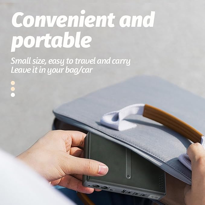 UPS Battery Backup, 15V 24V POE, 5V 9V 12V USB, Portable Standby Uninterruptible Power Supply, Replaceable Battery Design, for Phone Camera Router (US Plug)