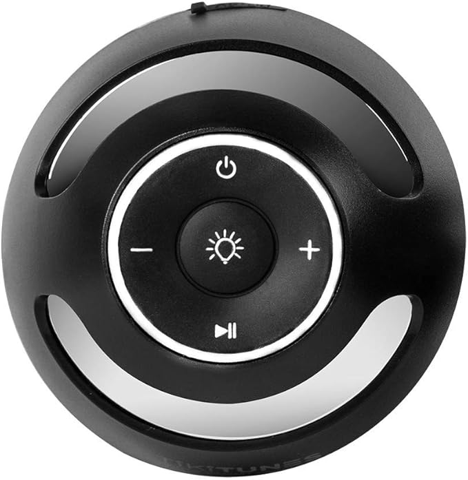 TikiTunes Portable Bluetooth 5.0 Indoor/Outdoor Wireless Speakers, LED Torch Atmospheric Lighting Effect, 5-Watt Audio USB Speakers, 2000 mAh Battery for iPhone/iPad/Android (Set of 2)