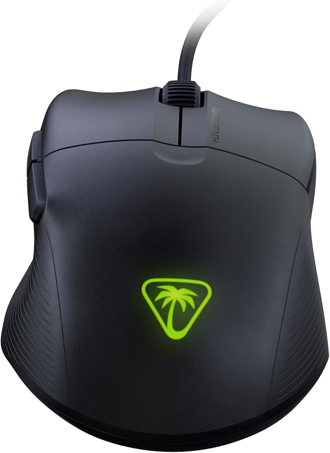 Turtle Beach Pure SEL - Ultra-Light Ergonomic RGB Gaming Mouse, 8K DPI Optical Sensor, Mechanical Switches, Pretension System, Pure PTFE Glides, RGB Illumination – Black