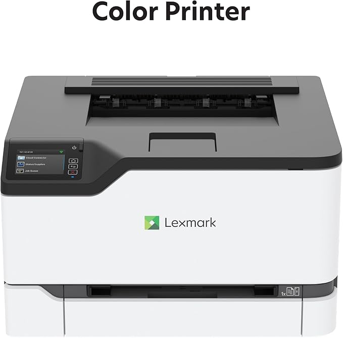 Lexmark CS431dw Color Laser Printer with Interactive Touch Screen, Full-Spectrum Security and Print Speed up to 26 ppm, White,Small (4-Series)(40N9320)