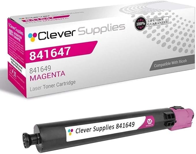 CS Replacement Toner Cartridge Compatible with Ricoh C3002 841649 Magenta Color Laser Aficio MP C3002 Aficio MP C3502 Magenta