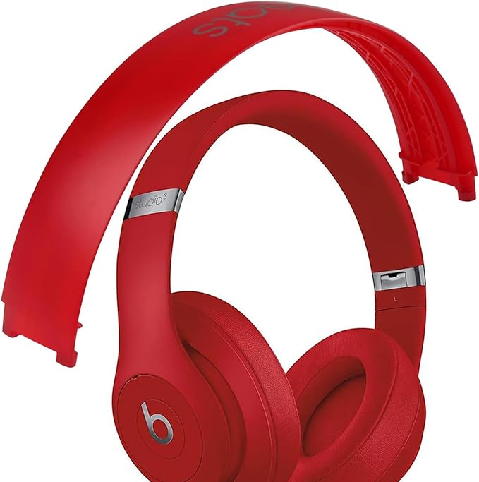 Studio 3 Headband Replacement Parts Accessories Studio 2 Headband Top Arch Band Pad Repair Kit Compatible with Studio 3.0/Studio 2.0 Headphones. (Red)