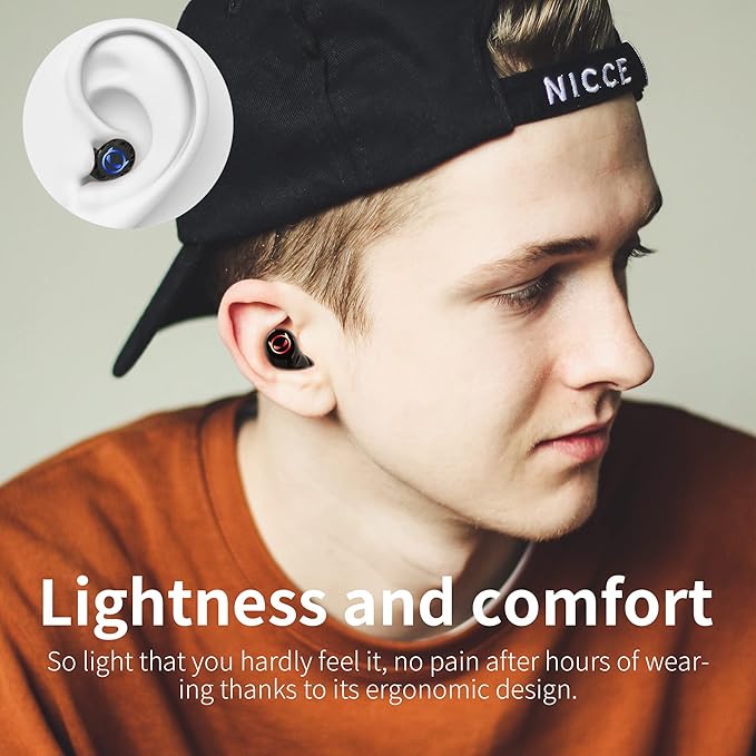 Earbuds for Kids Cute Design in-Ear Wireless Earphones for Kids Boys Adult Bluetooth 5.0 Waterproof Sport Stereo Headphones with Mic for iPhone/Android…