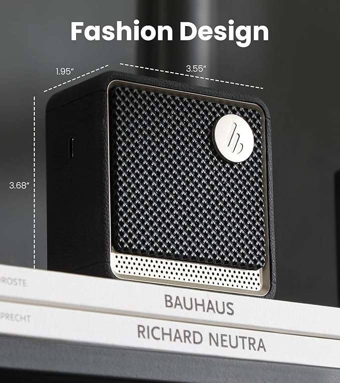 Edifier ES20 Portable Bluetooth Speaker with IP67 Waterproof & Dustproof, 15 Hours Playtime, Wireless Connectivity for Home Office Outdoor (Black)