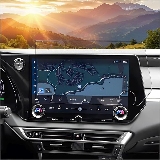 SXCY for 2025 Lexus RX350 Anti-Glare Matte Screen Protector 14 Inch for 2023-2025 RX350 Accessories Navigation Screen Protector 9H Tempered Glass