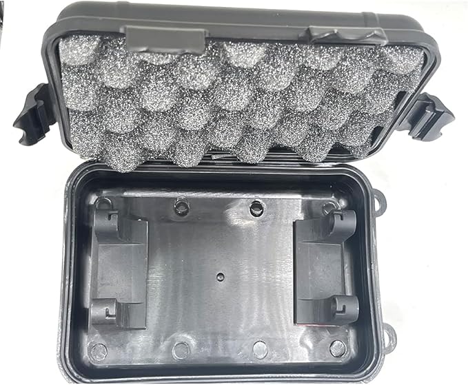 Turntable Cartridge Storage Case Black For AT6003R Smart Design Universal Cartridge Keeper Box, Record Player Stylus Holder(Small Size)