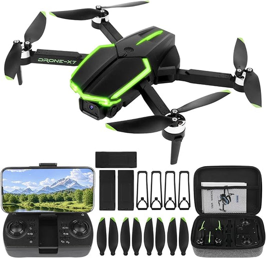 Drone with Camera 1080P, Best gift for Beginners and Adults, One-Key Takeoff/Landing, Gestures Selfie, Altitude Hold, 3D Flips, rc camera drone, Foldable Remote Control Quadcopter drones