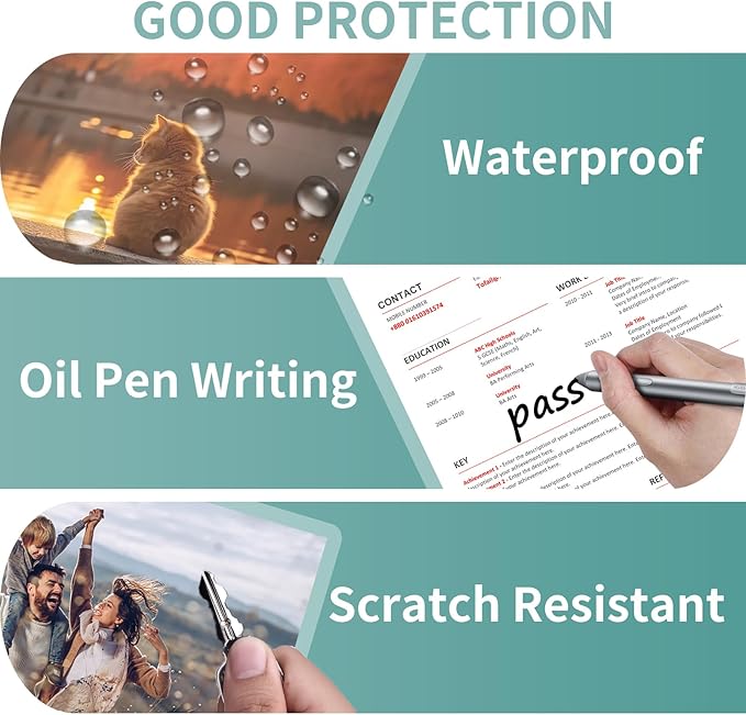 Laminating Sheets - 3Mil 2500 Pack Thermal Laminating Pouches, 9"x11.5" Clear Laminate Sheets for Schedules, Menus, Certificates, Art Drawings, Round Corner