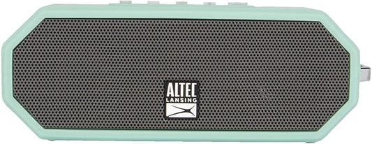 Altec Lansing LifeJacket H2O 4 - Waterproof Bluetooth Speaker, Durable & Portable Speaker with Voice Assistant, 10 Hour Battery Life & 100 Foot Range, Mint