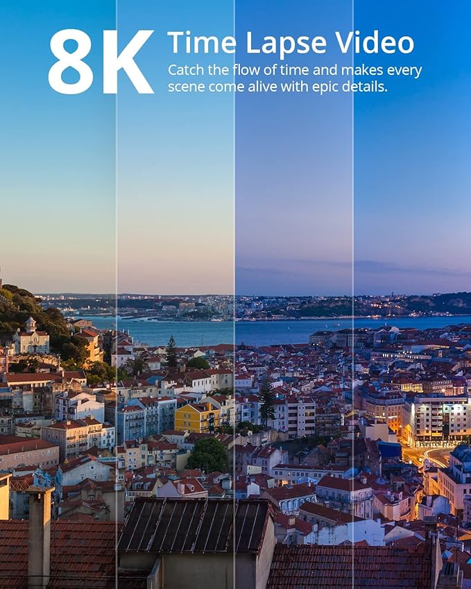 AKASO Brave 8 4K60FPS Action Camera, 48MP Photo Touch Screen Waterproof Super Wide Angle 16x Slo-mo SuperSmooth Stabilization Underwater Camera with Remote Control Helmet Accessories (Brave 8)