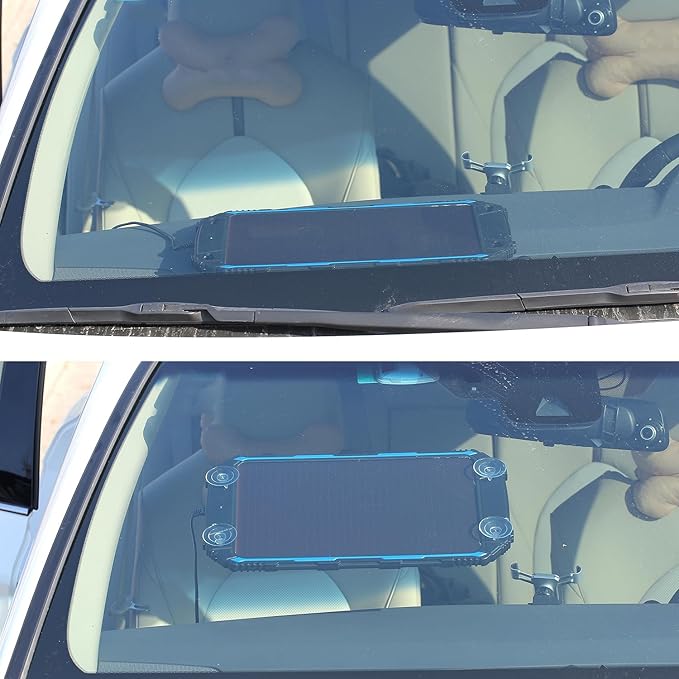 SUNER POWER Waterproof 5W 12V Solar Battery Charger & Maintainer Pro, Built-in UltraSmart MPPT Charge Controller, 5 Watt Solar Panel Trickle Charging Kits for Car Automotive Boat Marine RV Trailer