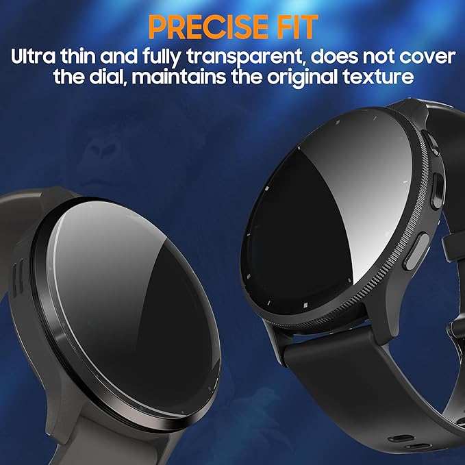 4 Pack Compatible with Garmin Vivoactive 6 Screen Protector PMMA for Garmin Vivoactive 6 Screen Protector Cover Precise Fit,Scratch Resistance