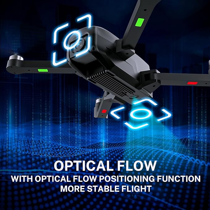 H330 Drone with Camera 4K, 5G Long Range WiFi FPV for Adult Beginners and Kids, Brushless Motor, Optical Flow, Altitude Hold,30 Mins Fly Time Remote Control RC Quadcopter with 2 Batteries