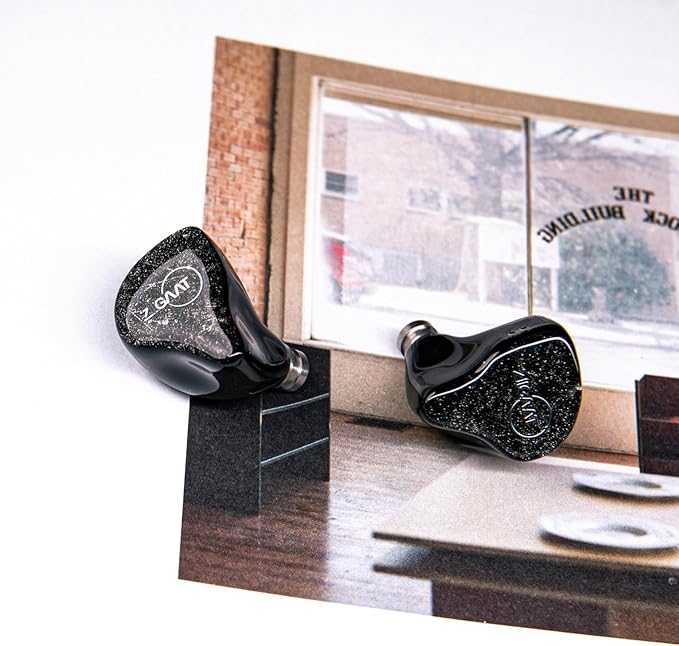 Linsoul ZiiGaat Lush in Ear Monitor, 1DD+4BA Hybrid Earphone IEM, Studio Monitor Tunning Wired Earbuds with Detachable Cable for Professional Music Engineers Audiophiles (Silver)