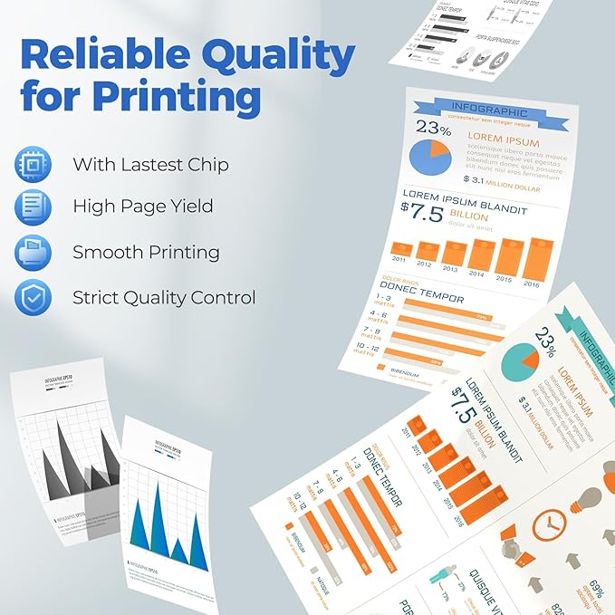 TN436 TN 436 Toner (with Chip) Compatible for Brother TN436 Toner TN436BK TN433 TN431 Work for Brother MFC-L8900CDW HL-L8360CDW HL-L8260CDW Toner Cartridge MFC-L8610CDW MFC-L8690CDW Printer, 4-Color