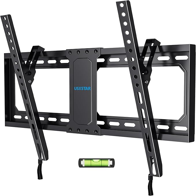 Tilt TV Wall Mount Fits 16-24" Studs, Holds 37-82" TVs up to 132 lbs, Max VESA 600x400mm - by USX STAR