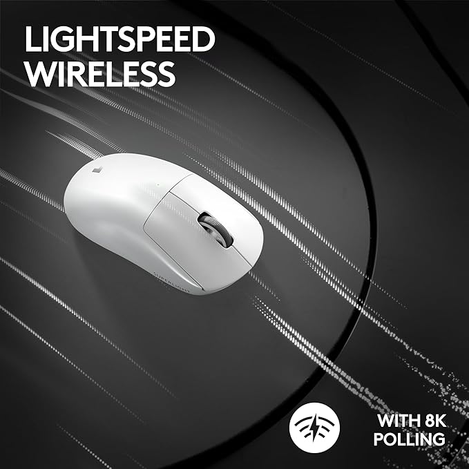 Logitech G Pro X Superlight 2 Lightspeed Wireless Gaming Mouse + G Pro X TKL Lightspeed Wireless Gaming Keyboard (Tactile) Bundle - White